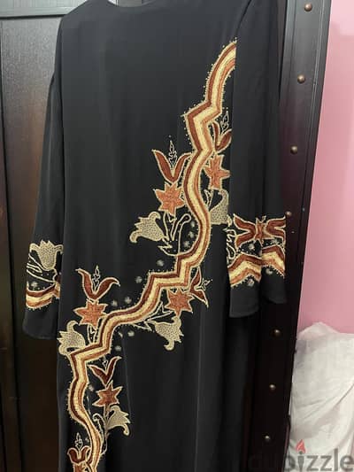 عبايه كريب سعودي  خروج شغل هاند ميد