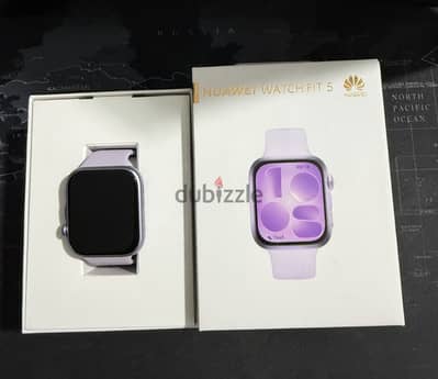 Huawei watch fit 5 purble