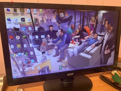 شاشه كمبيوتر 21.5 بوصه FHD للبيع