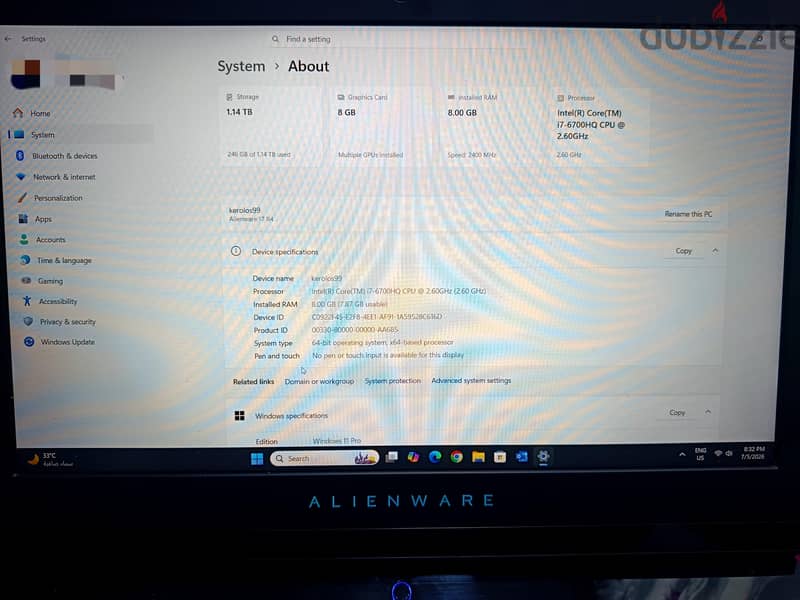 Alienware 17 r4 2