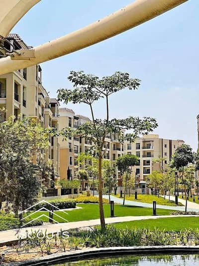3-bedroom apartment for sale in Sarai New Cairo. Double-front view overlooking villas & landscape, prime phaseminutes from  amenities next Madinaty