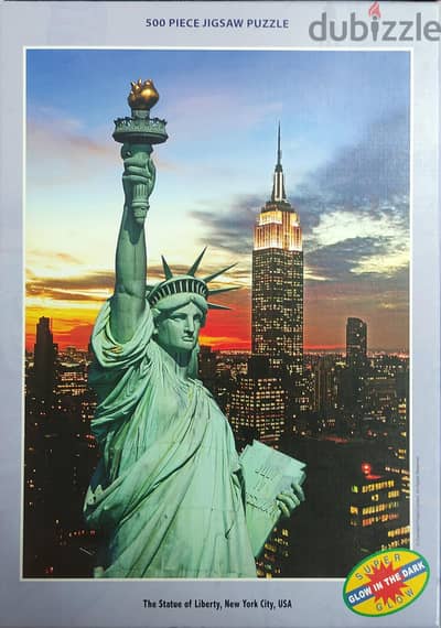 Glow-in-the-dark jigsaw puzzle