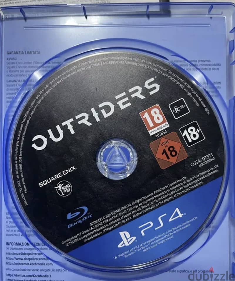 لعبه outriders ps4 1