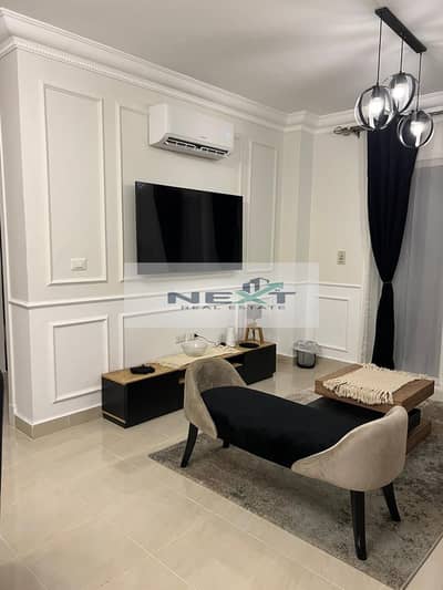 Furnished apartment for rent in one of Madinaty's most prestigious phases. 78 sq m apartment in B10 with high-end finishes, modern furnishings, garden