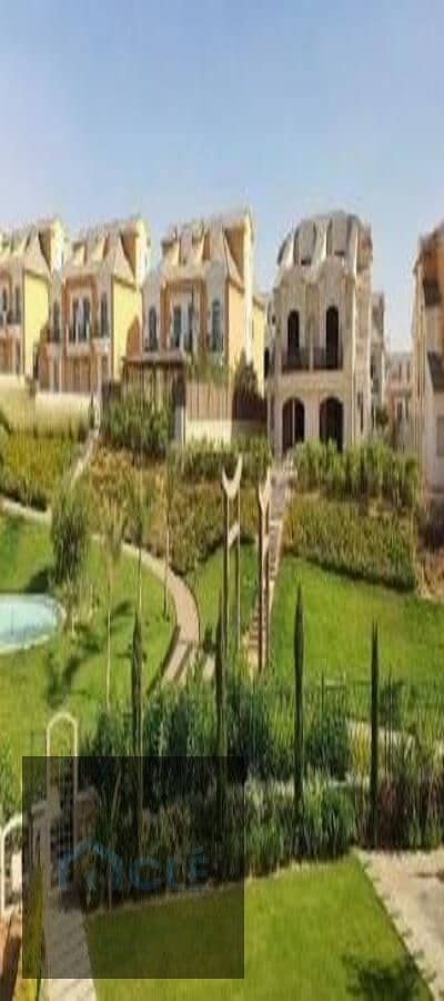 A Prime Location middle townhouse with a stunning view of green spaces is for sale in Layan  , New Cairo Compound. includes 3 bedrooms and 5 bathrooms