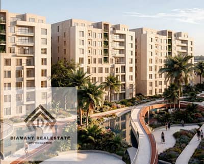 Apartments for sale in New Cairo Prime Location next to Waterway Zed East, Without 39,000Dp Only and installments Over 10 years