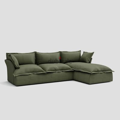 L-shape sofa LxWxD 3x1.72x1