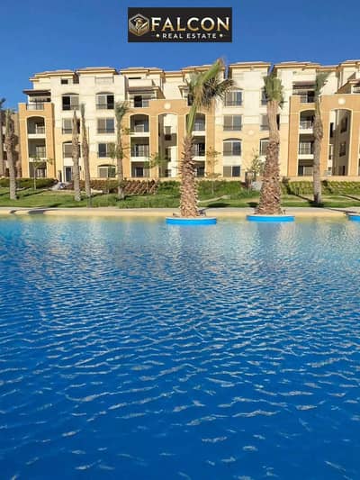 Apartment for sale (140 sq m - immediate delivery) with a 25% cash discount, panoramic view of the landscape in Stone Residence, Fifth Settlement