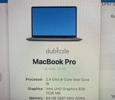 MacBook Pro 16" (2019) I Intel Core i9 | 64 GB RAM | 1TB SSD