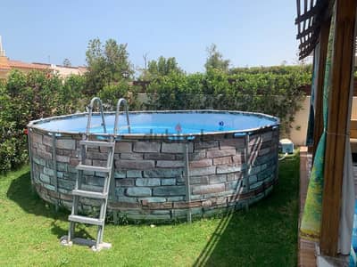 حمام سباحة Bestway Power Steel 4.80×1.52 كامل بالمشتملات