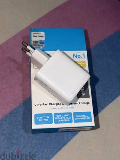 شاحن أنكر 25 واط أصلي (Anker 25W) - بحالة ممتازة