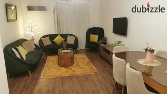 Furnished apartment for rent in Al-Rehab City 3 bedrooms at a special price for quick rental