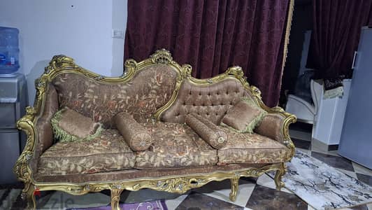 صالون كلاسيك مدهب  استعمال