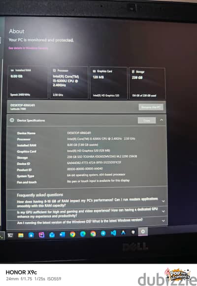 لابتوب حاله جيده استعمال بنات