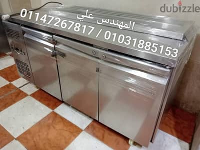 ثلاجة اندر كاونتر  كسر زيرو 170سم { مستعمله شهر فقط } لسه بلزق المصنع
