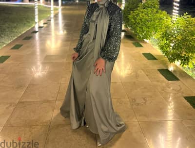فستان سوغريه لونه mint green