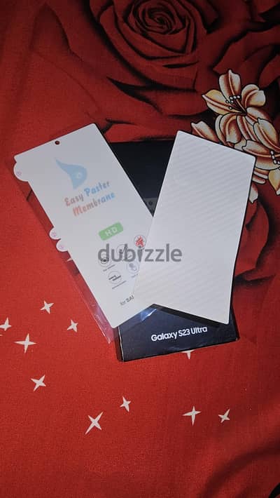 اسكرينة جيلاتين وش وضهر s23 ultra وارد السعودية