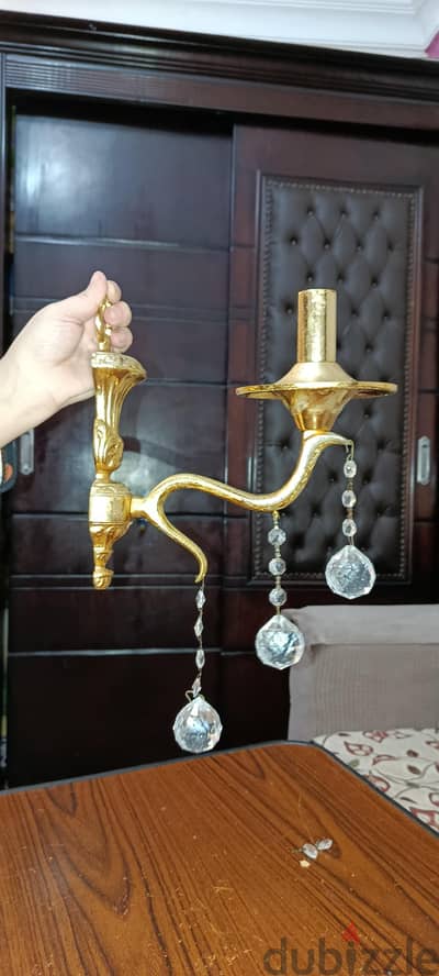 اباليك شمعدان مدهب