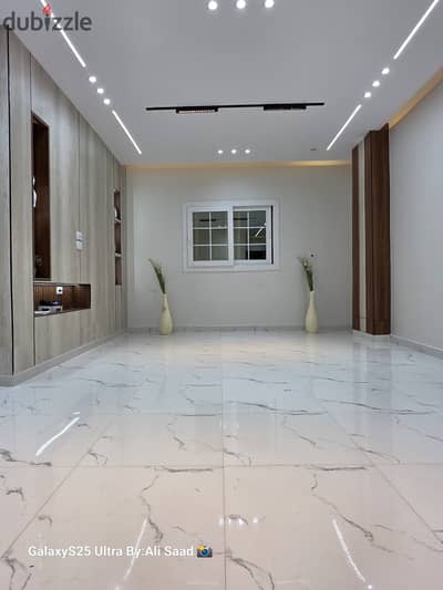 Apartment for sale in Hadiqat Al-Ahram 135 meters side rear area A steps to the fourth gate