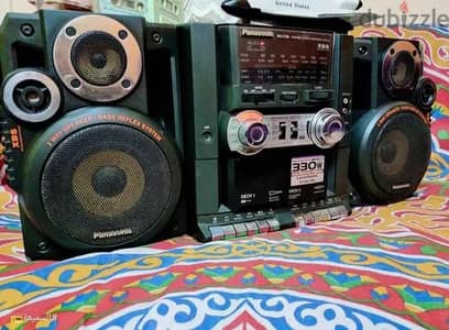 Panasonic   RX - CT65   XBS 330W العملاق الباناسونيك