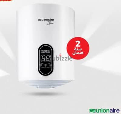 سخان مياه كهرباء يونيون اير 50 لتر ديچيتال جديد