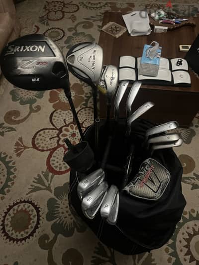 Full beginner bag with clubs good condition