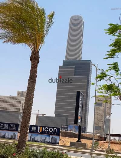 مكتب اداري للبيع 32م في U icon Tower New Capital العاصمة الادارية امام البرج الايقوني مباشر بقسط شهري 22 الف فقط