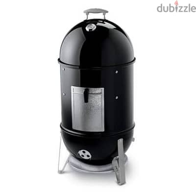 Weber 57cm Smokey Mountain vertical smoker with multiple racks water