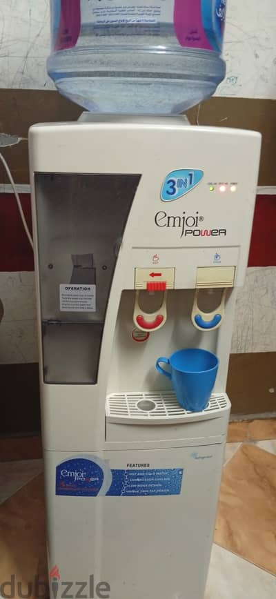 مبرد مياةemjoi 3in1 باور 2 حنفية بارد وسخن