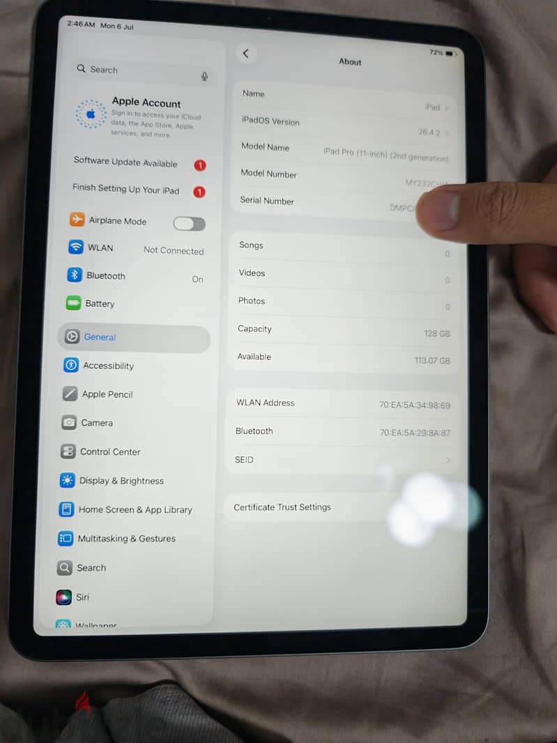iPad Pro 11 inch 128GB 2020 2