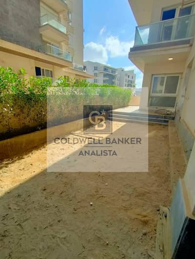 شقة بحديقة للبيع في ماونتن فيو آي سيتي القاهرة الجديدة | 145م + حديقة 40م | تشطيب كامل بالمكيفات