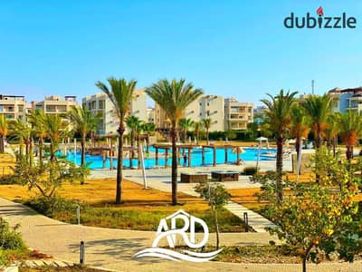 استوديو للايجار في امواج الساحل الشمالي - Amwaj North Coast باطلاله على حمام السباحه