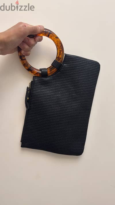 Rattan Clutch Bag