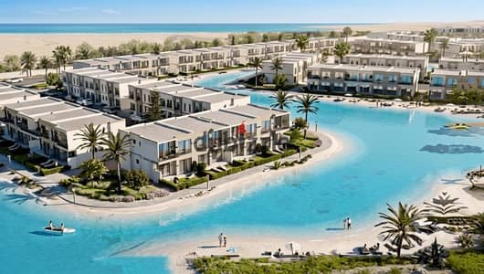 تاون هاوس للبيع على الاجون مباشر 160 م في قرية رويالز راس الحكمة الساحل الشمالي ROYAL’S Ras El Hekma North Coast بمقدم 5 % فقط