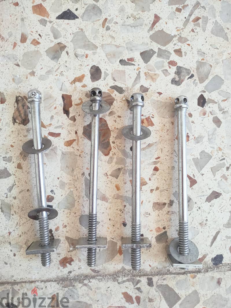 سرير سينجل شيك متر*مترين خشب ابيض 11