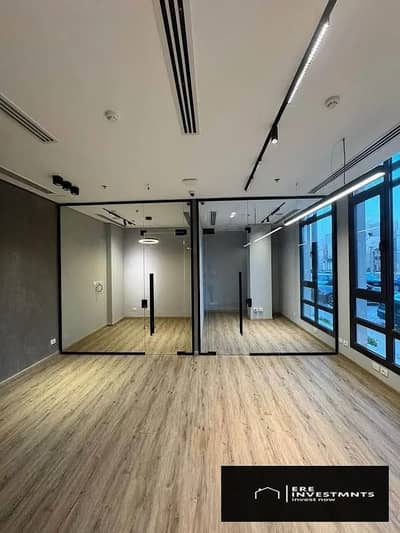 Lowest price office rental in District 5, Fifth Settlement. Prime location surrounded by services - ready to operate.