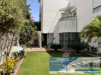 For sale in Al Rehab City, Villa Model G, in a very special location next to Mall 2