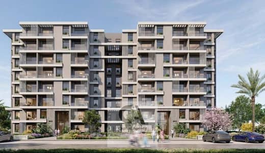 Two bedroom apartment for sale with a 5% down payment and installments over 10 years in the Valis Sky Abu Dhabi project, located in the Sixth Settleme