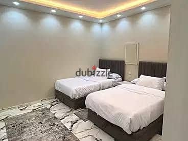 Jasmine Villas 1 next to Al Rehab furnished apartment fully equipped super lux