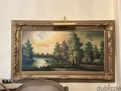 Vintage oil paintings with classic frame