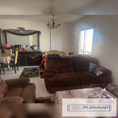 Freehold apartment for sale in Al Rehab City, New Cairo.