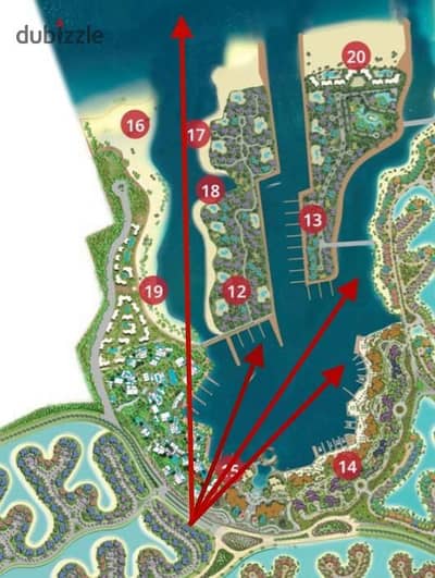 Luxury 220m² Chalet for Sale in SouthMED C1 | Panoramic Marina & Direct Sea View | Launch Booking | 12-Year Installments