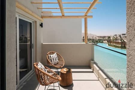 fully finished penthouse chalet with open roof for sale in El Masyaf with Prime Location in Ras El Hekma, North Coast