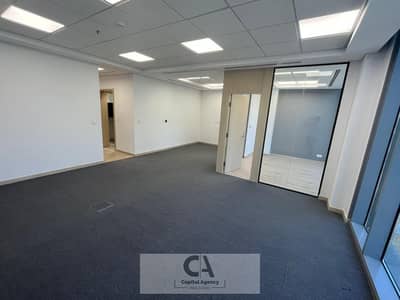 Fully finished 96 sq m office for rent inside CFC, amidst major international companies, at a special price - Fifth Settlement