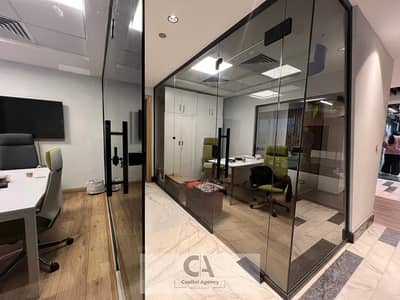 office for rent 117sqm , fully finished with air conditioning, in a prime location on South 90th Street near AUC)