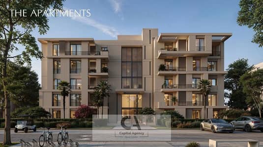 Apartment for sale in East Vale Compound, fully finished, in Mostakbal City. 5% down payment. Book now with Sodic Real Estate Development | East Vale