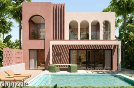 Standalone villa, fully finished, with acs for sale in Ogami, Ras El Hekma, North Coast