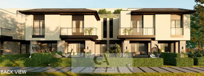 Apartment for sale in Telal East with a 5% down payment and installments over 10 years, fully finished with AC in the Fifth Settlement