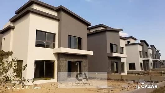 Apartment for sale in the Fifth Settlement at cash price or pay a 10% down payment only and installments over 10 years in Creek Town Compound, directl