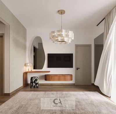 Apartment for sale in New Cairo just minutes from 90th Street on the Suez Road, with only a 5% down payment and equal installments through Sa'ada